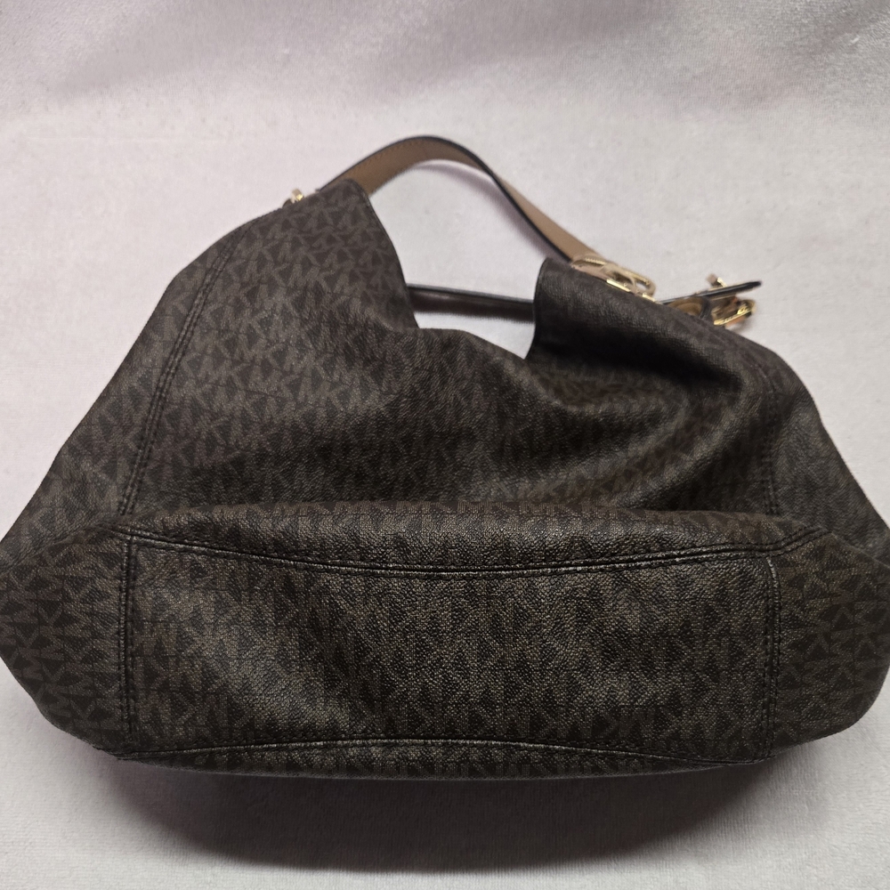 Michael Kors Brown Signature Tote Bag Never Used See Pics - Picture 3 of 10